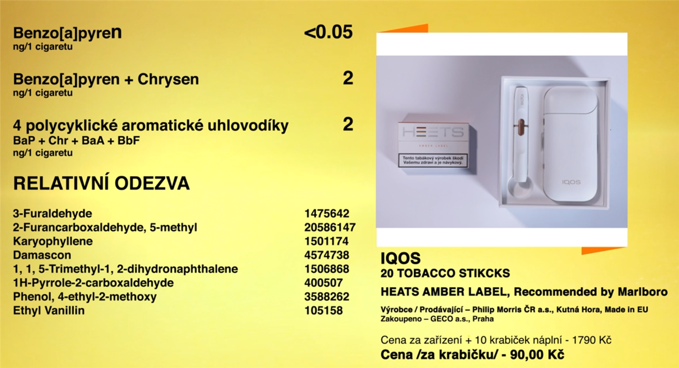 České nezávislé testování IQOS ve srovnání s GLO a běžnou cigaretou