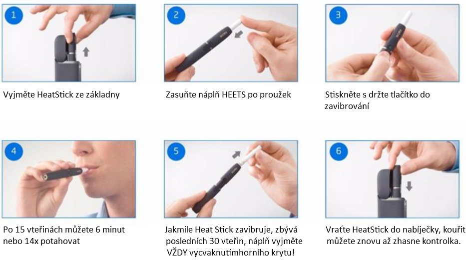 Rychlý návod a užitečné tipy, jak správně kouřit náplně HEETS, jak často čistit holder