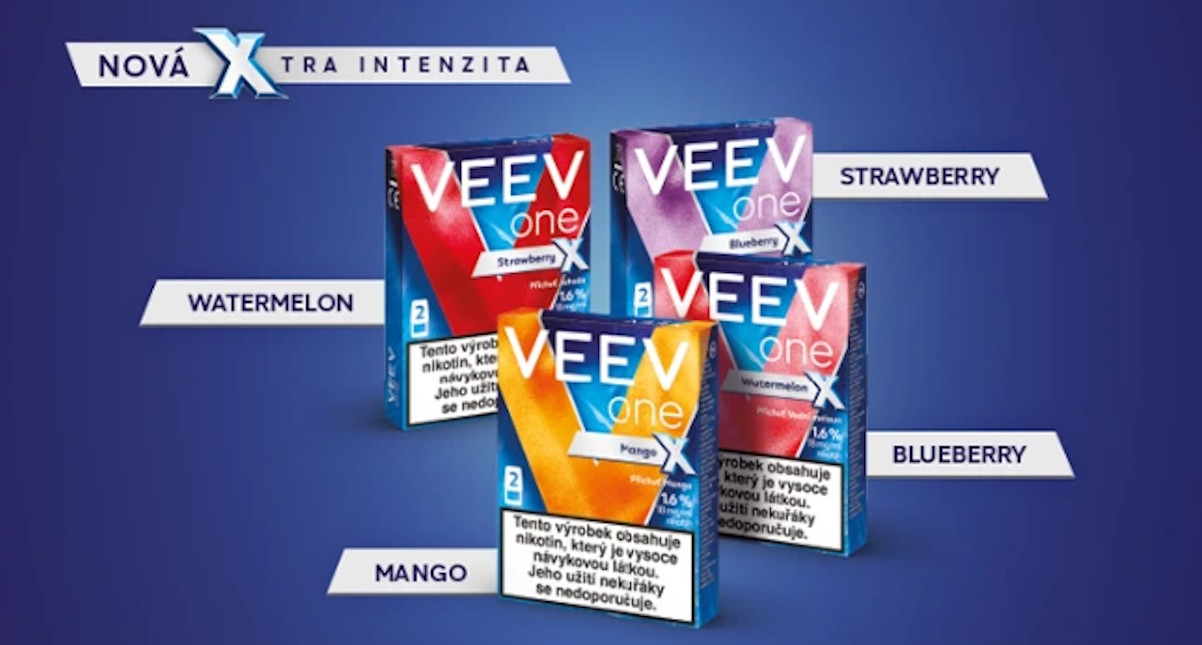 Nové náplně VEEV One X, dvojnásobné potěšení z výrazné chuti