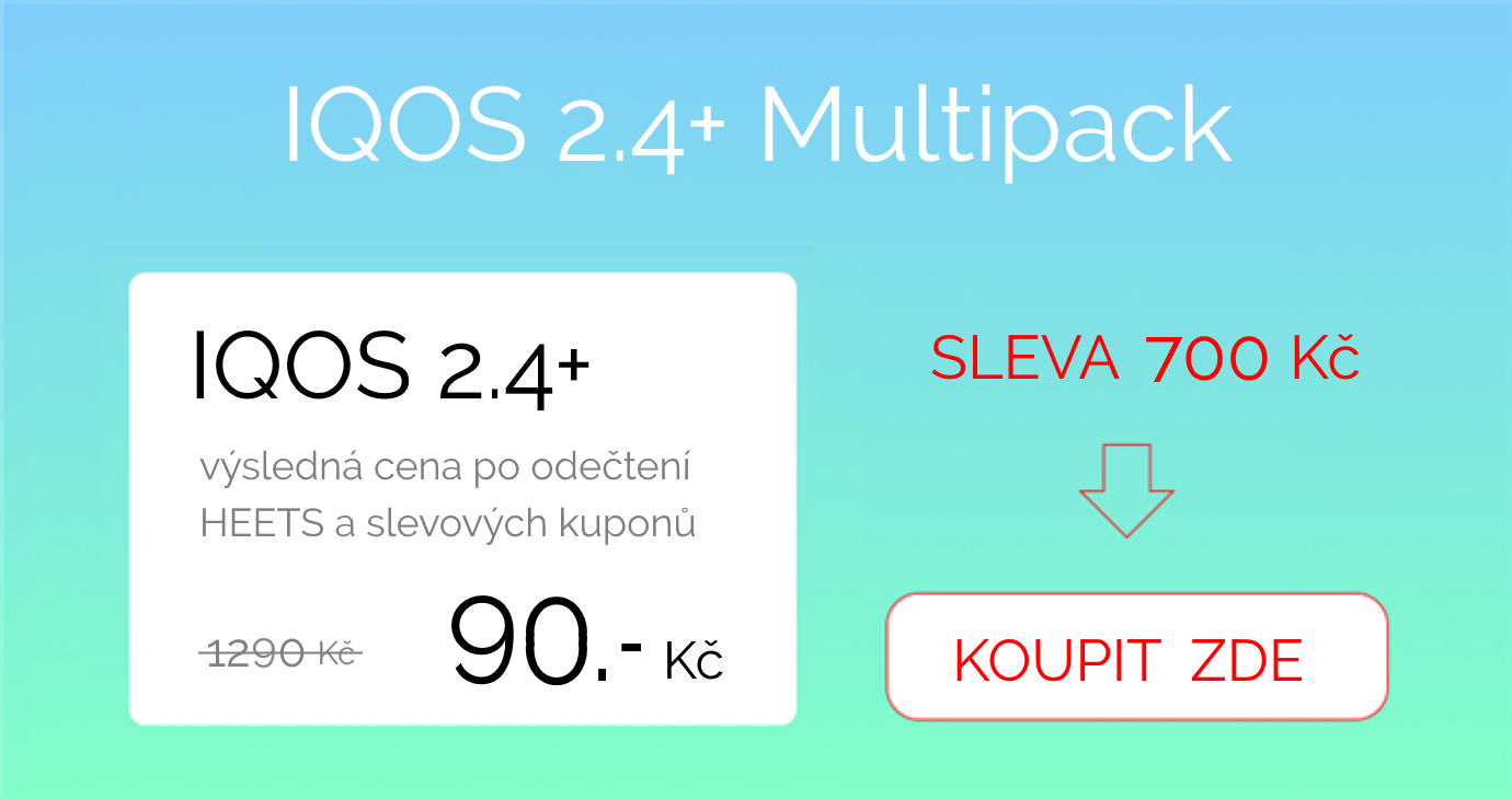 Koupit IQOS levněji se slevovým kódem a dopravou zdarma